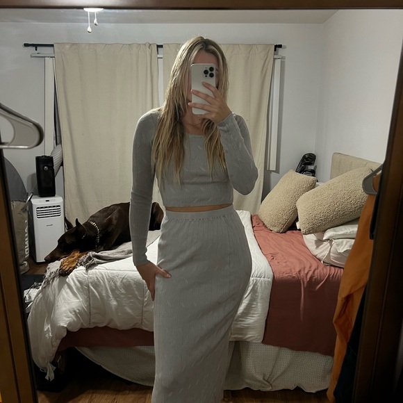 GRAY KNIT set - Picture 12 of 14